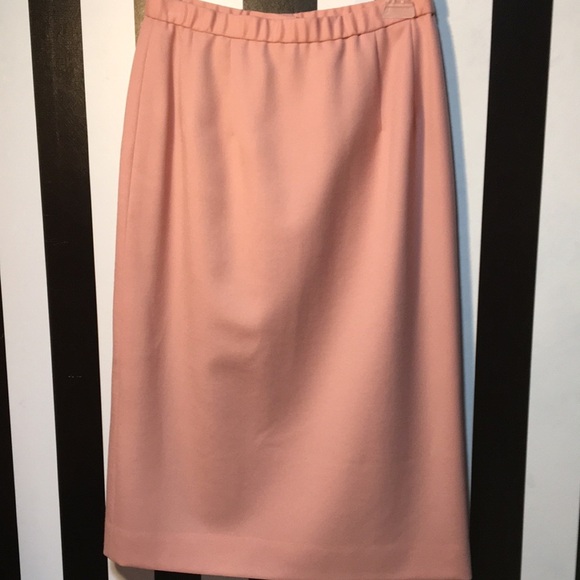 Vintage Pale Pink Pendleton 100% Wool Pencil Skirt Size XS Woman’s Pin-Up Vibes - Picture 9 of 10